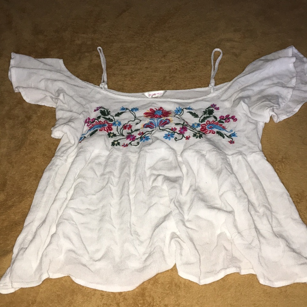 Off the shoulder shirt